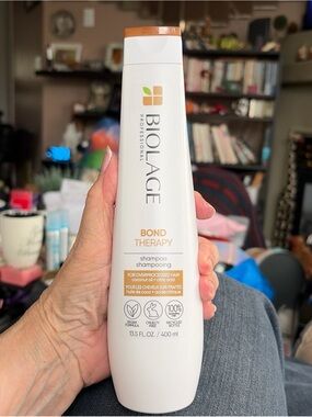 Biolage Bond Therapy Shampoo - White & Orange Bottle. 400ml.  New.